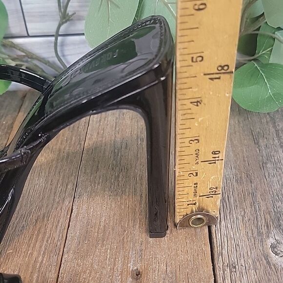 Forever 21 glossy square toe platform heels Size 10 - Picture 4 of 11